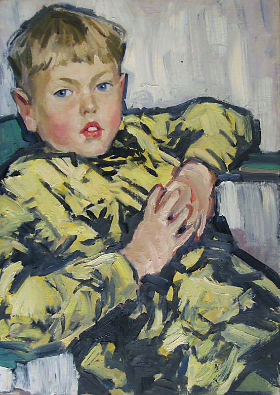Portrait of Son - Lev Russov