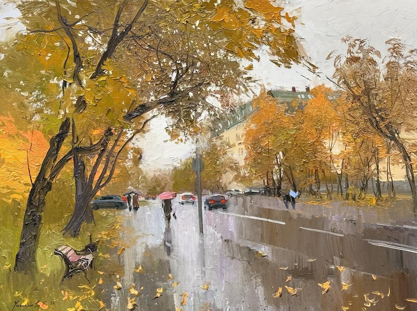 Дождливая осень
Rainy autumn - Ekaterina Chinenova Екатерина Чиненова