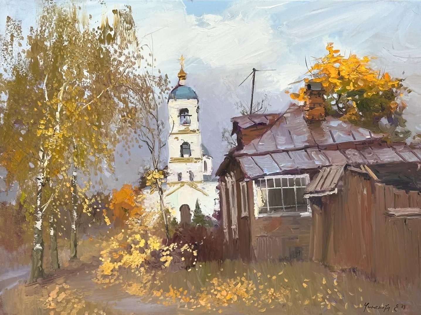 Осень в селе Красное
Autumn in the village of Krasnoe - Ekaterina Chinenova Екатерина Чиненова