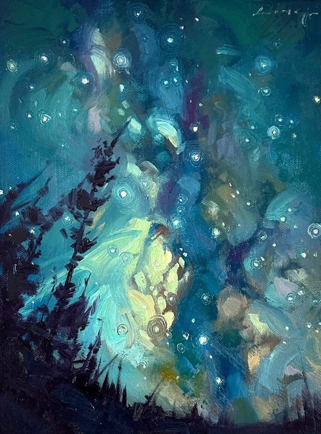 Night Sky In Aquamarine - Chris Long