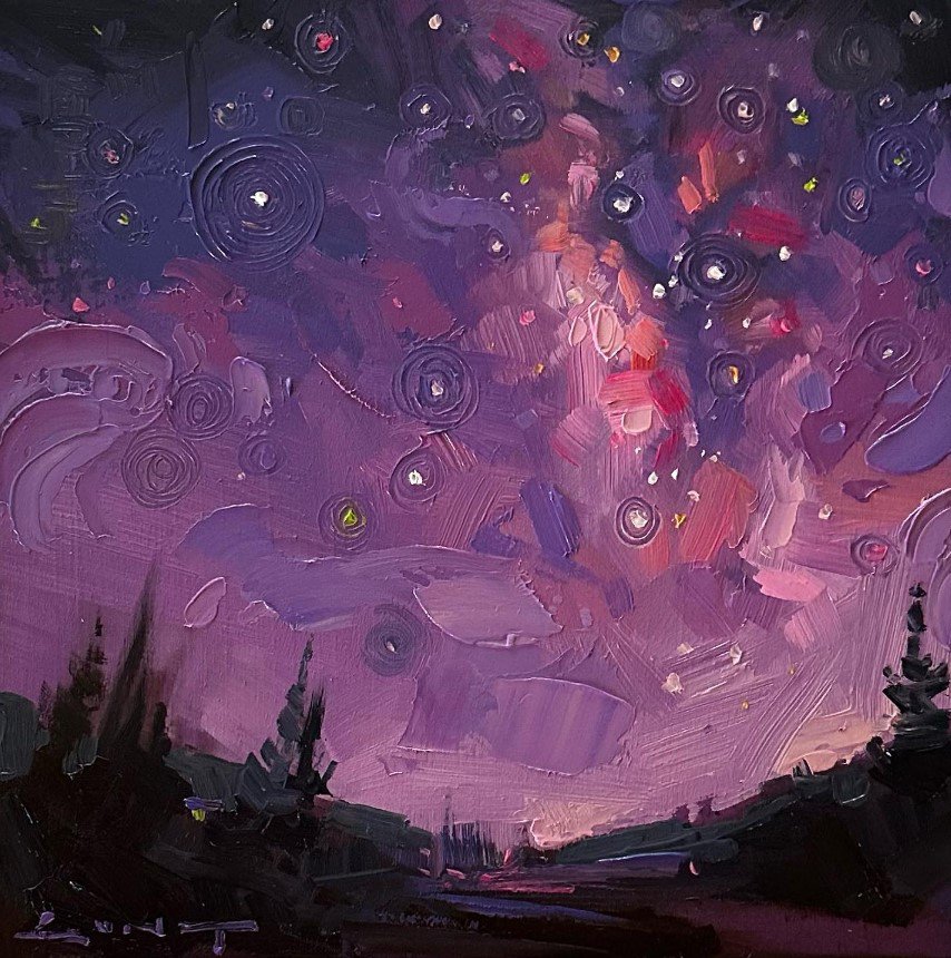 Night Sky In Amethyst - Chris Long