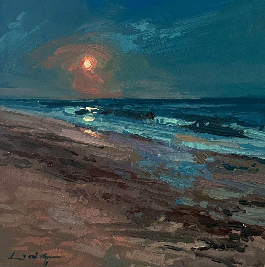 Rhode Island Moonrise - Chris Long