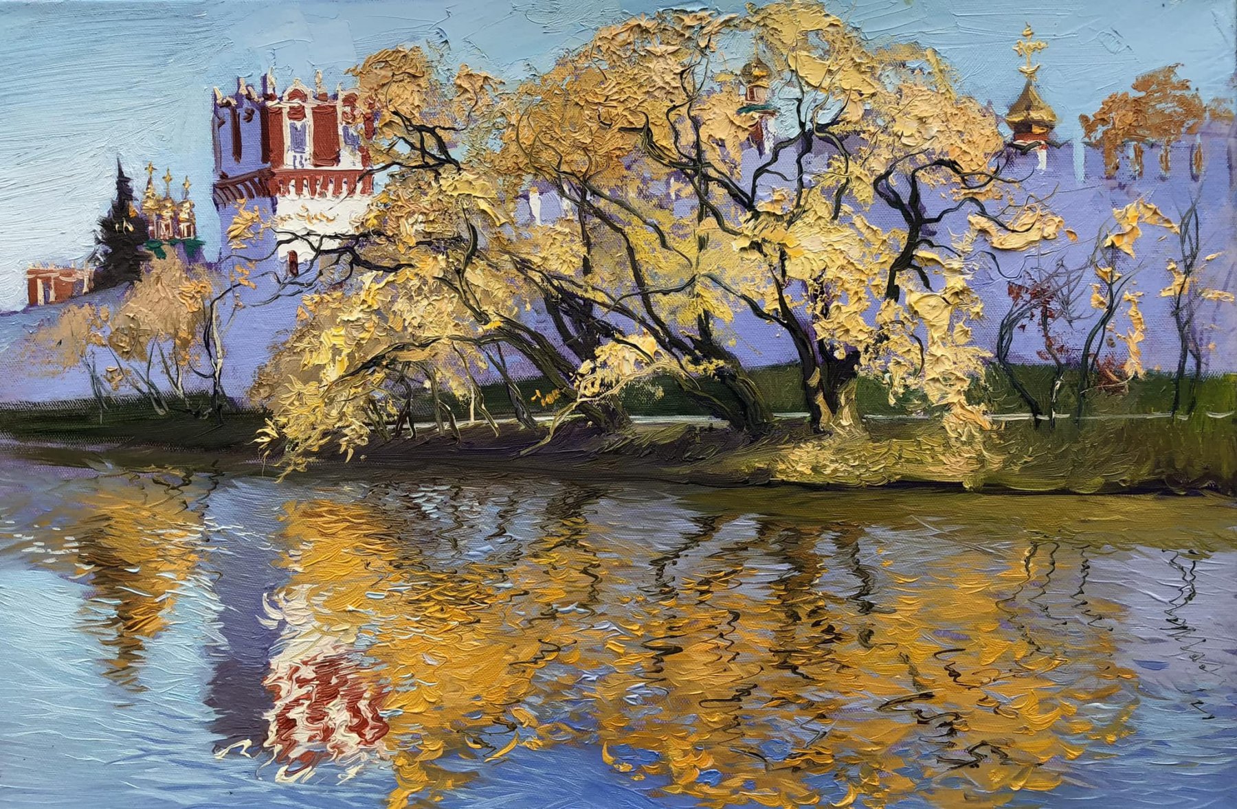 Осень в Новодевичьем монастыре
Autumn in the Novodevichy Convent  - Ekaterina Chinenova Екатерина Чиненова