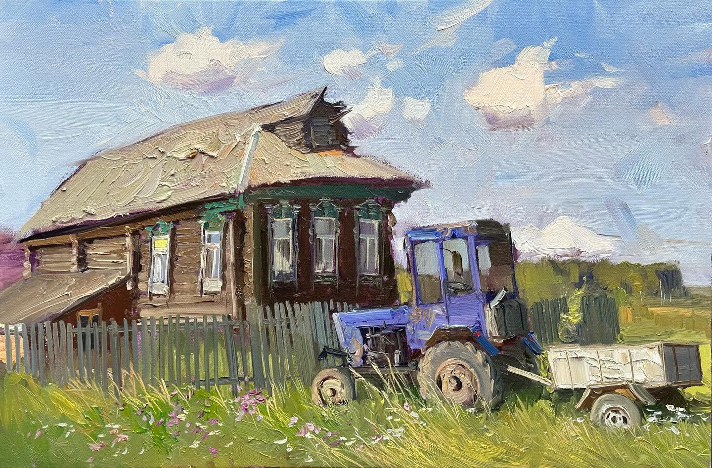 В деревне Аринино
In the village of Arinino  - Ekaterina Chinenova Екатерина Чиненова