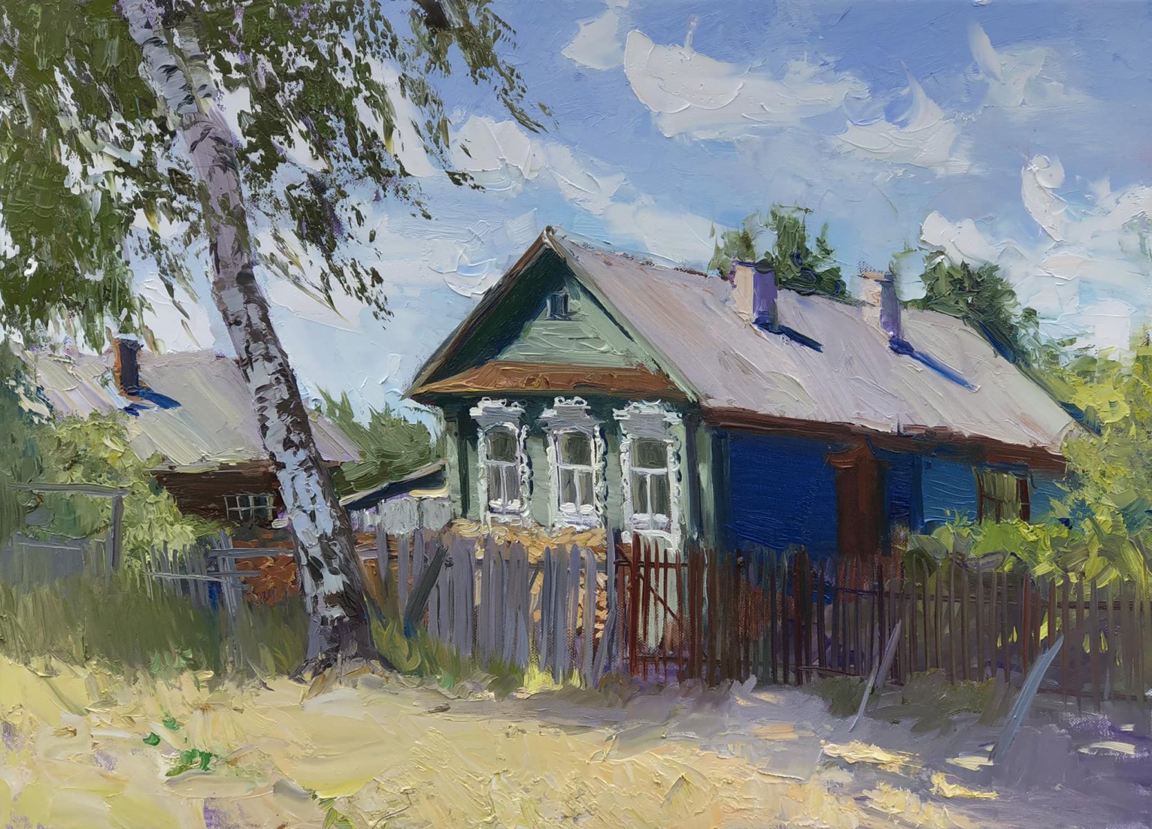 Дом в деревне Красное
House in the village of Krasnoye - Ekaterina Chinenova Екатерина Чиненова