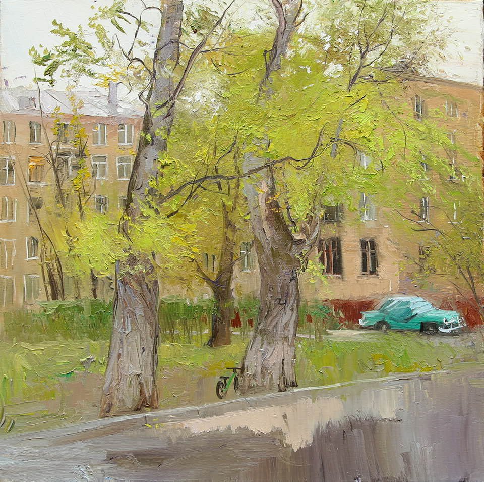 Майский дворик
May courtyard - Ekaterina Chinenova Екатерина Чиненова