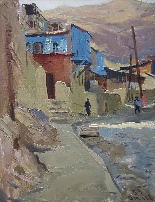 Victor Otiev (1935-1999). Tbilisi Old Town. 