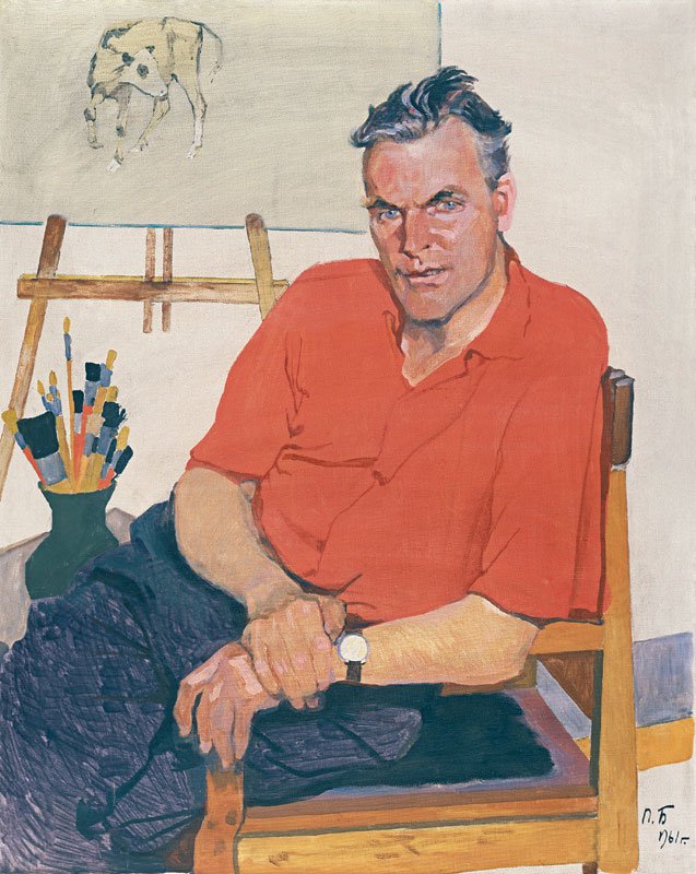 Piotr Buchkin (1886-1965). Portrait of artist Piotr Vasiliev.