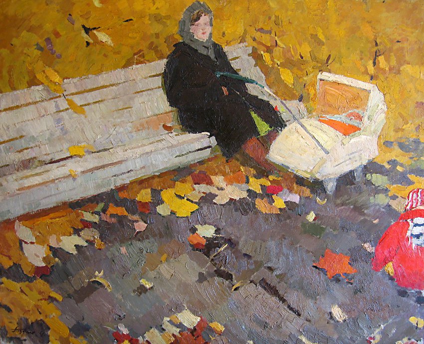 A Fall Day. - Nikolai Pozdneev