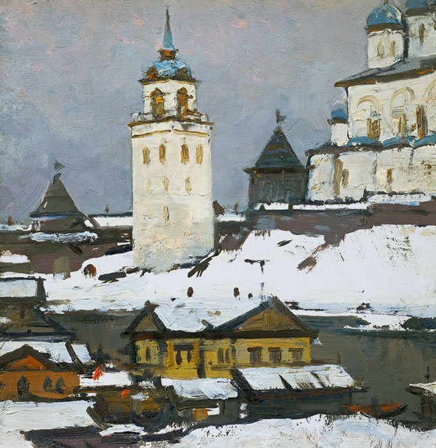Mikhail Kaneev (1923-1983). Ancient Pskov.