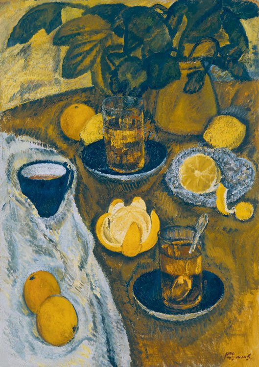 Kapitolina Rumiantseva (1925-2002). Still-life with oranges. 