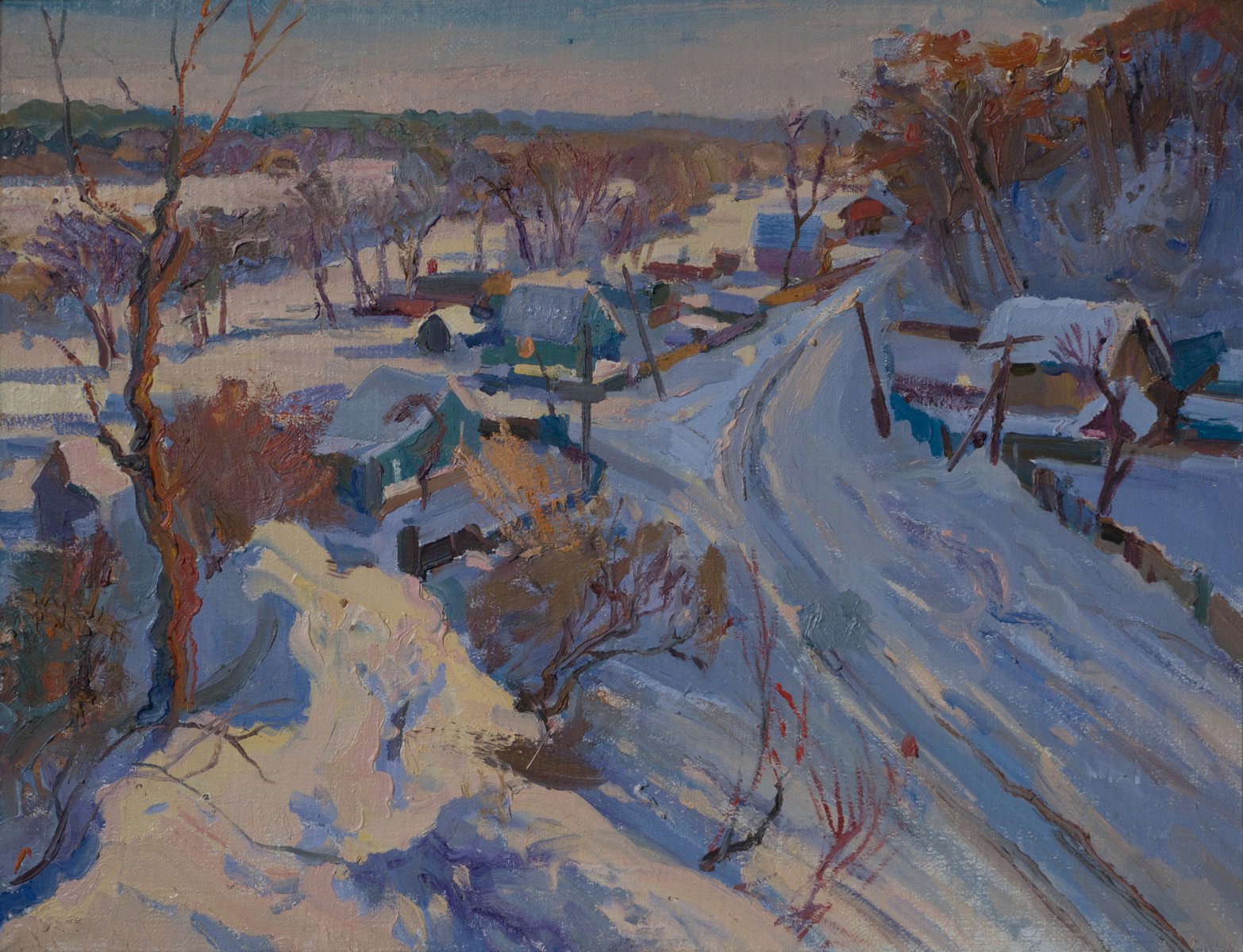 Winter in Sednev - Victor Onyshchenko