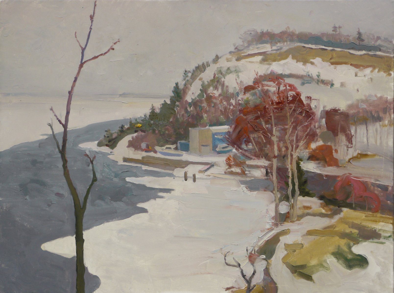 Winter in Khalepye - Victor Onyshchenko