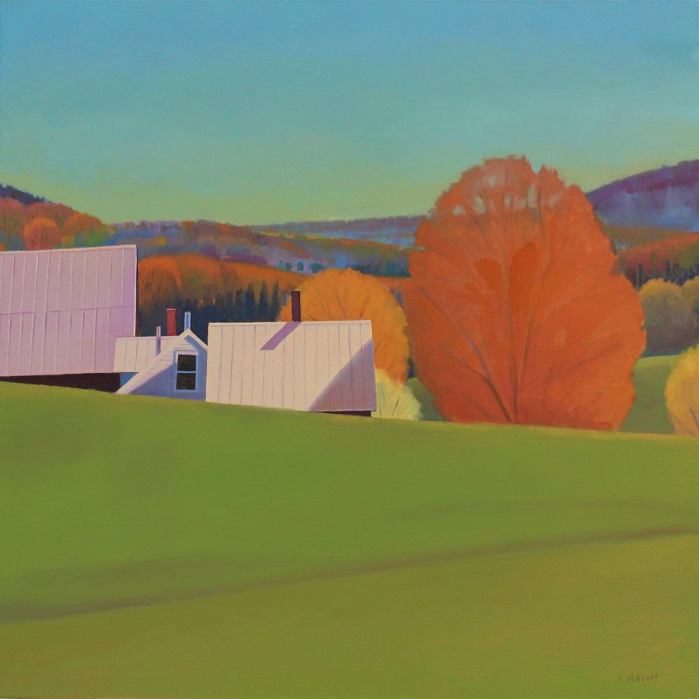 Hill, Farm and Maples - Susan Abbott