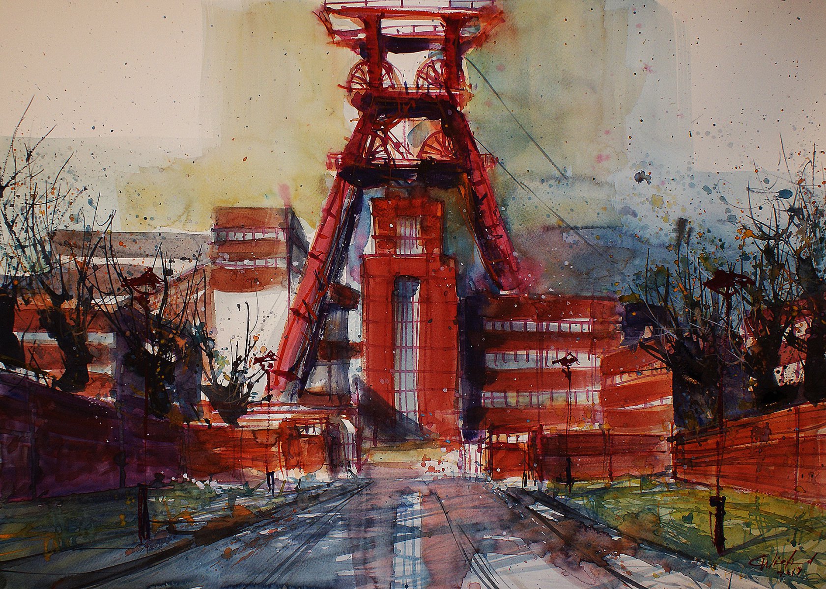 “Rainy day at Zollverein” - Carsten Wieland