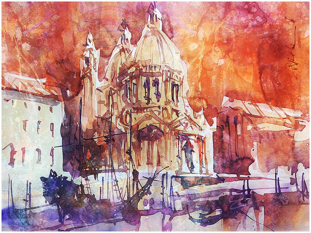 Fine Art Pigment Print under Acrylic Glass Acquarelli Luminosi #02 Venice Santa Maria della Salute - Carsten Wieland 2024 Open Edition Watercolor Art
https://wielandfineart.etsy.com/listing/1665018384 - Carsten Wieland