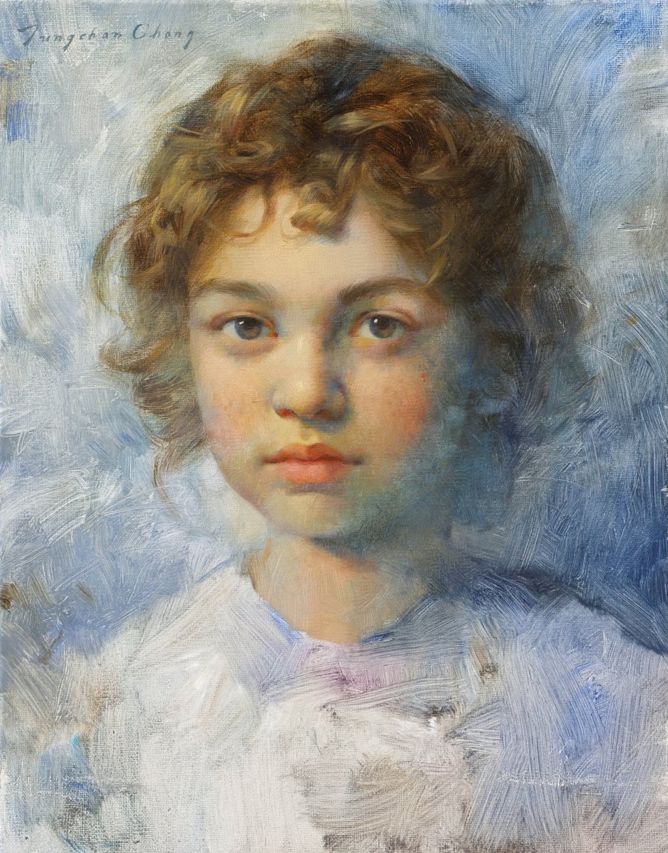 Portrait of a Young Child - Jungchan Chang