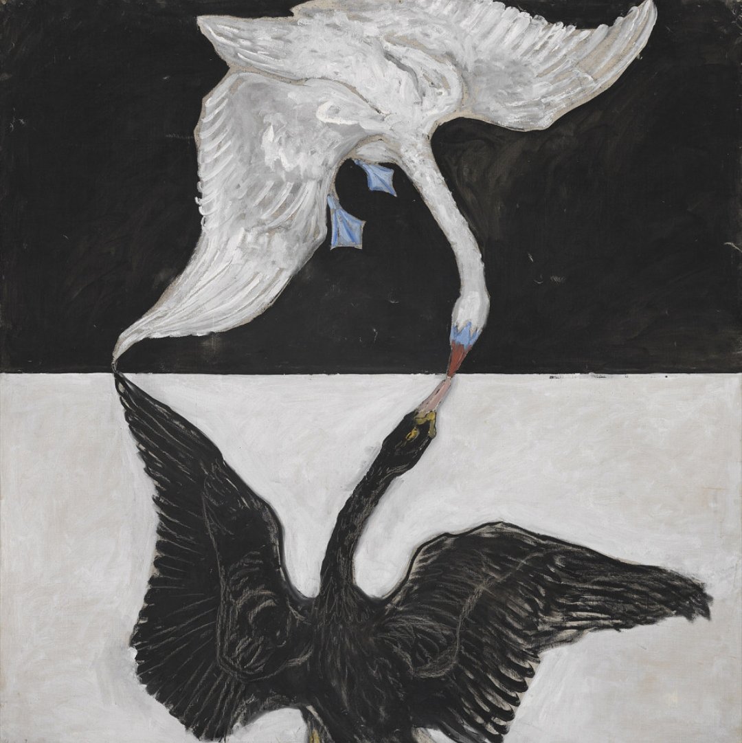 Serie SUW/UW, Grupp IX/SUW, nr 1., The Swan, No. 1 - Hilma Af Klint