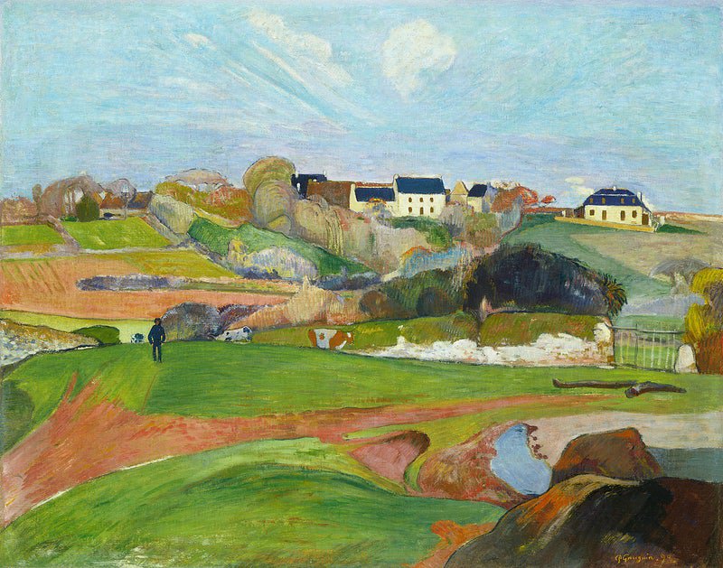 Landscape at Le Pouldu - Paul Gauguin