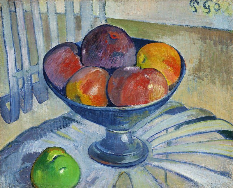 Fruit Dish on a Garden Chair - Paul Gauguin