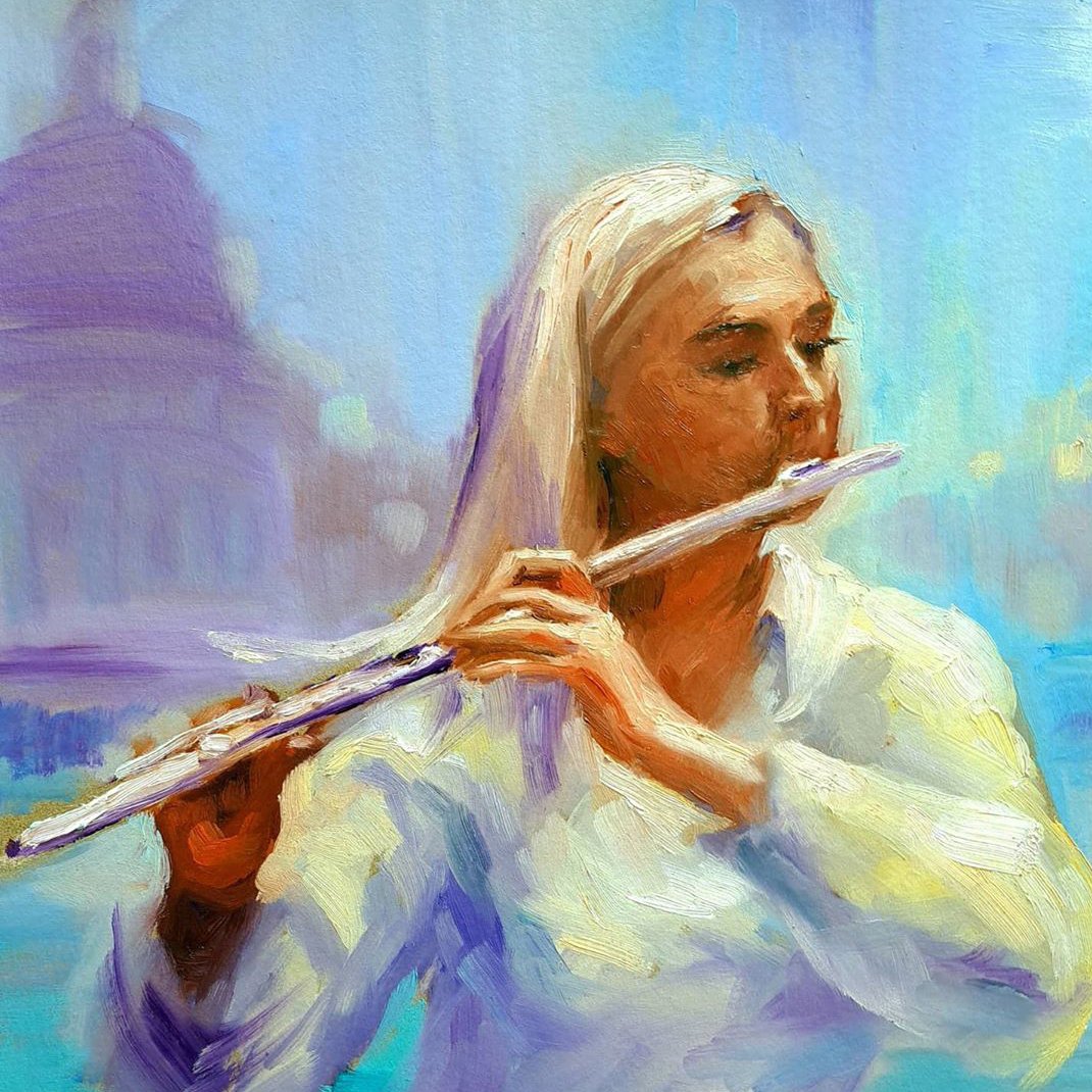 Yulia Krinitchina - Music beloved city (Portrait of sister)