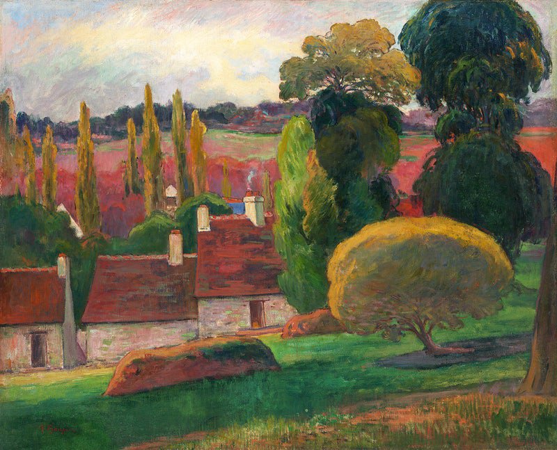 A Farm in Brittany - Paul Gauguin