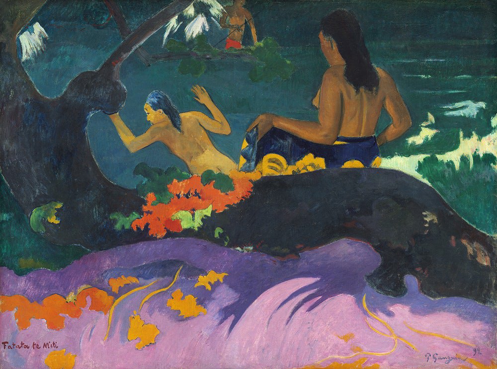 By the Sea ( Fatata te Miti ) - Paul Gauguin