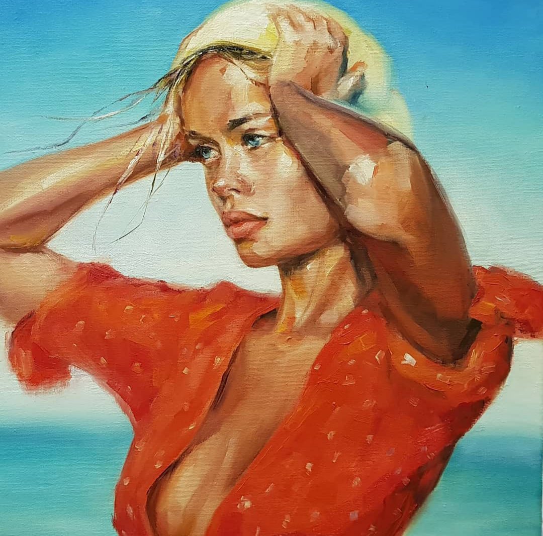 Yulia Krinitchina - Portreit oil painting