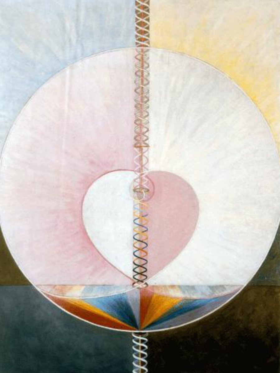 Serie SUW/UW, Grupp IX/UW, nr 25, The Dove, No.1 - Hilma Af Klint