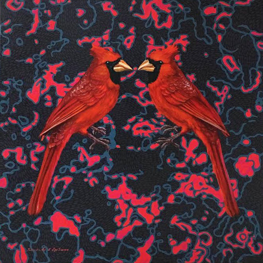24. Red cardinals - Tatiana An