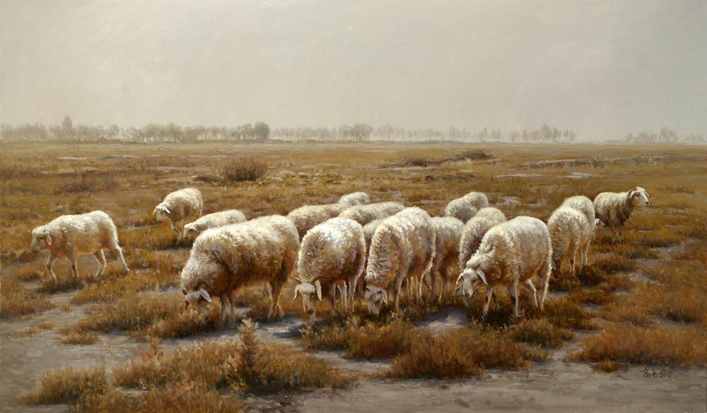 《羊群》
Flock of Sheep - 高飞 Fei Gao