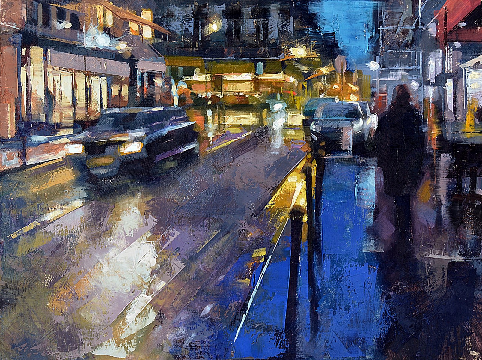 The 9th Arrondissement at Night, Paris - Desmond O’Hagan