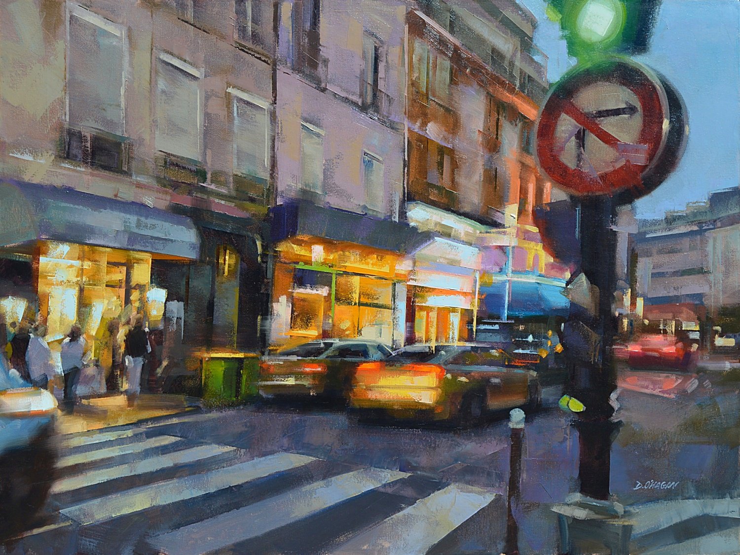 Early Evening, Central Paris - Desmond O’Hagan
