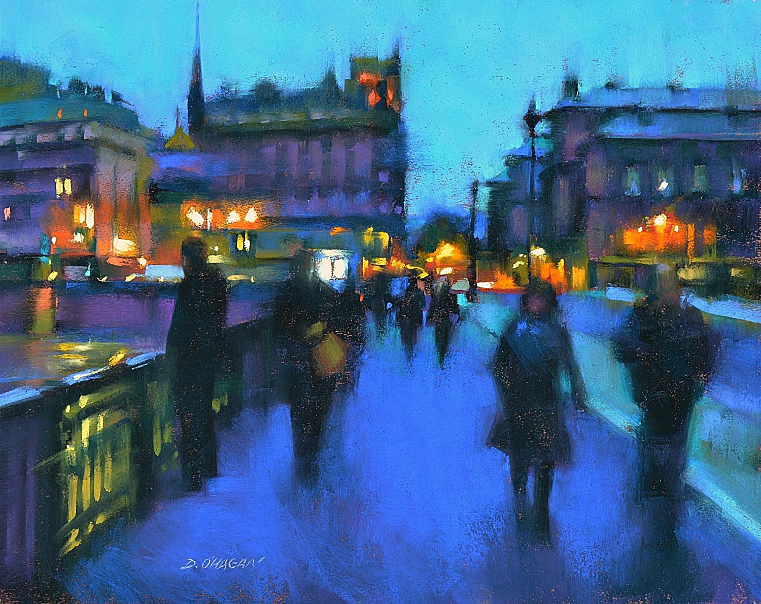 Urban Lights, Parisian Bridge - Desmond O’Hagan