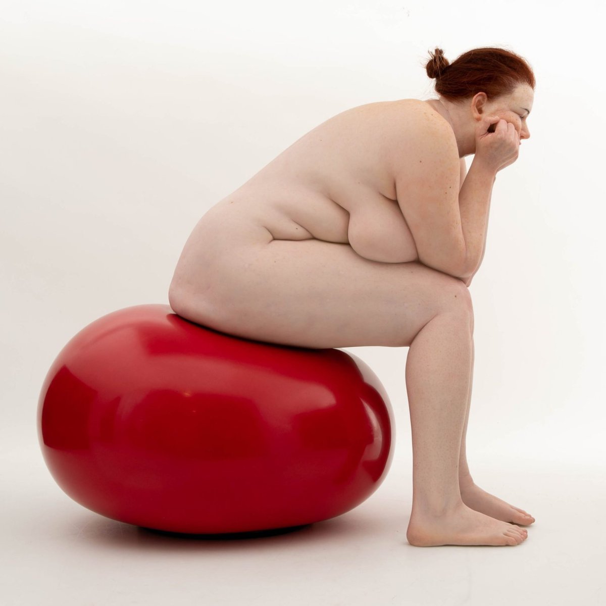 Woman on a balloon - Paul Trefry