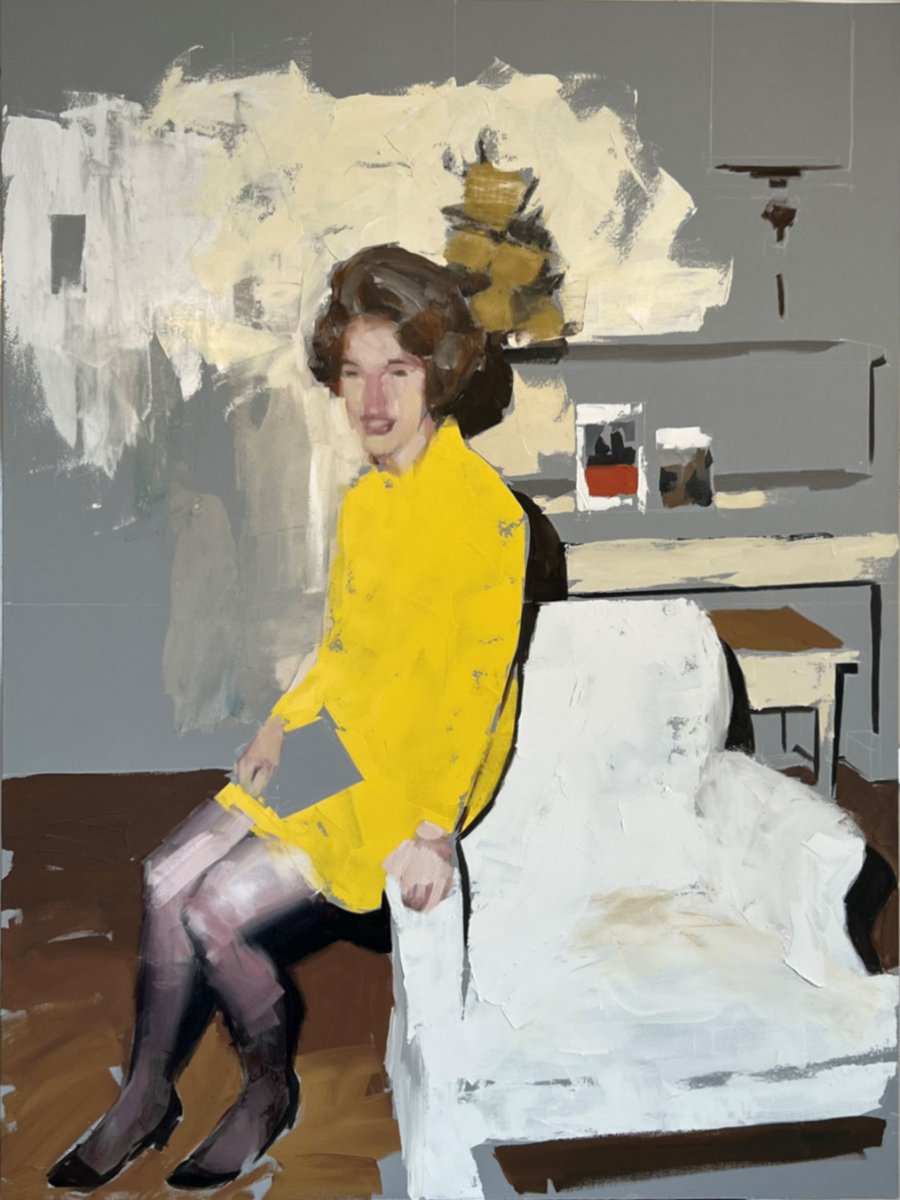 YELLOW DRESS - Mark Tennant