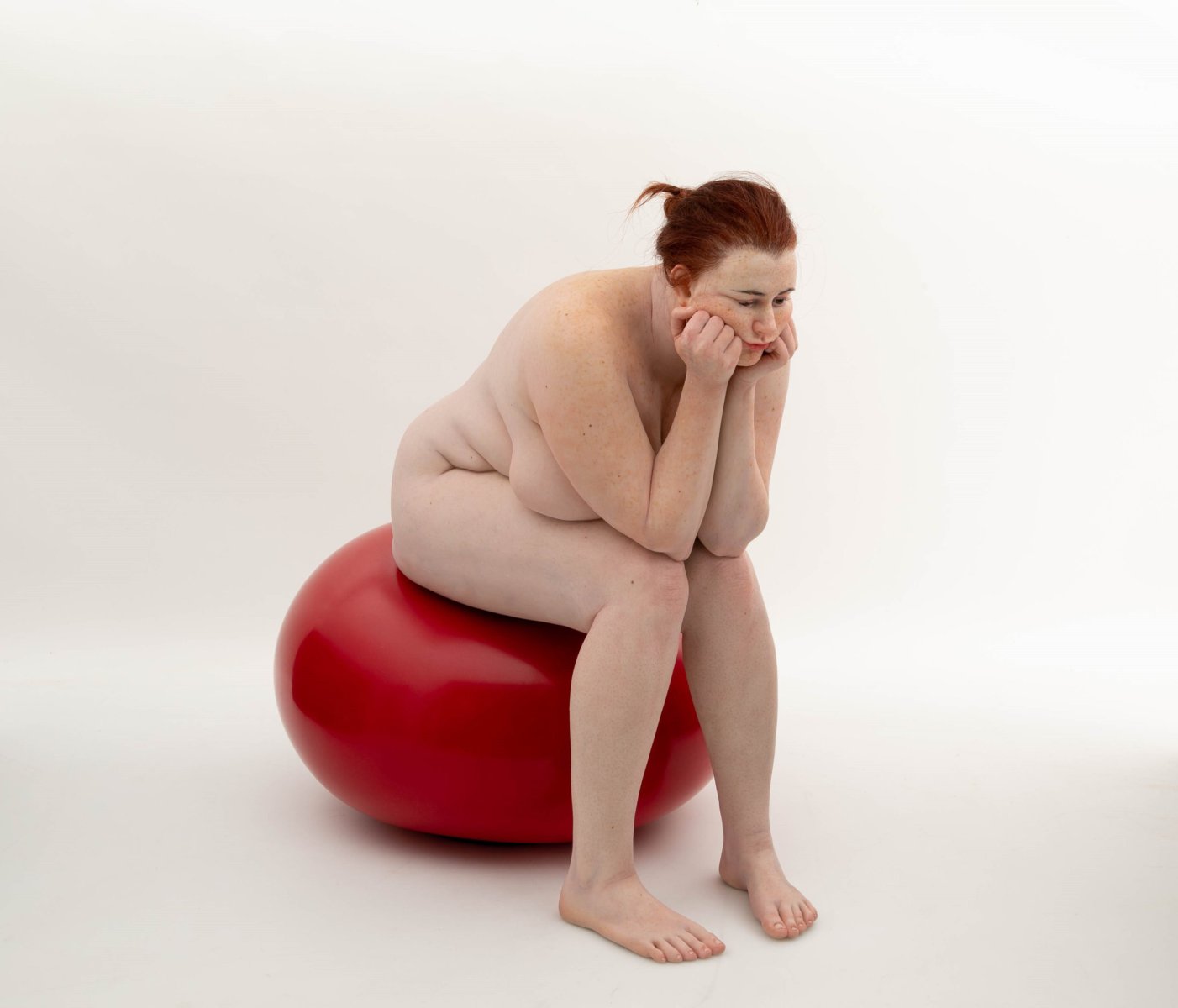 Woman on a balloon - Paul Trefry