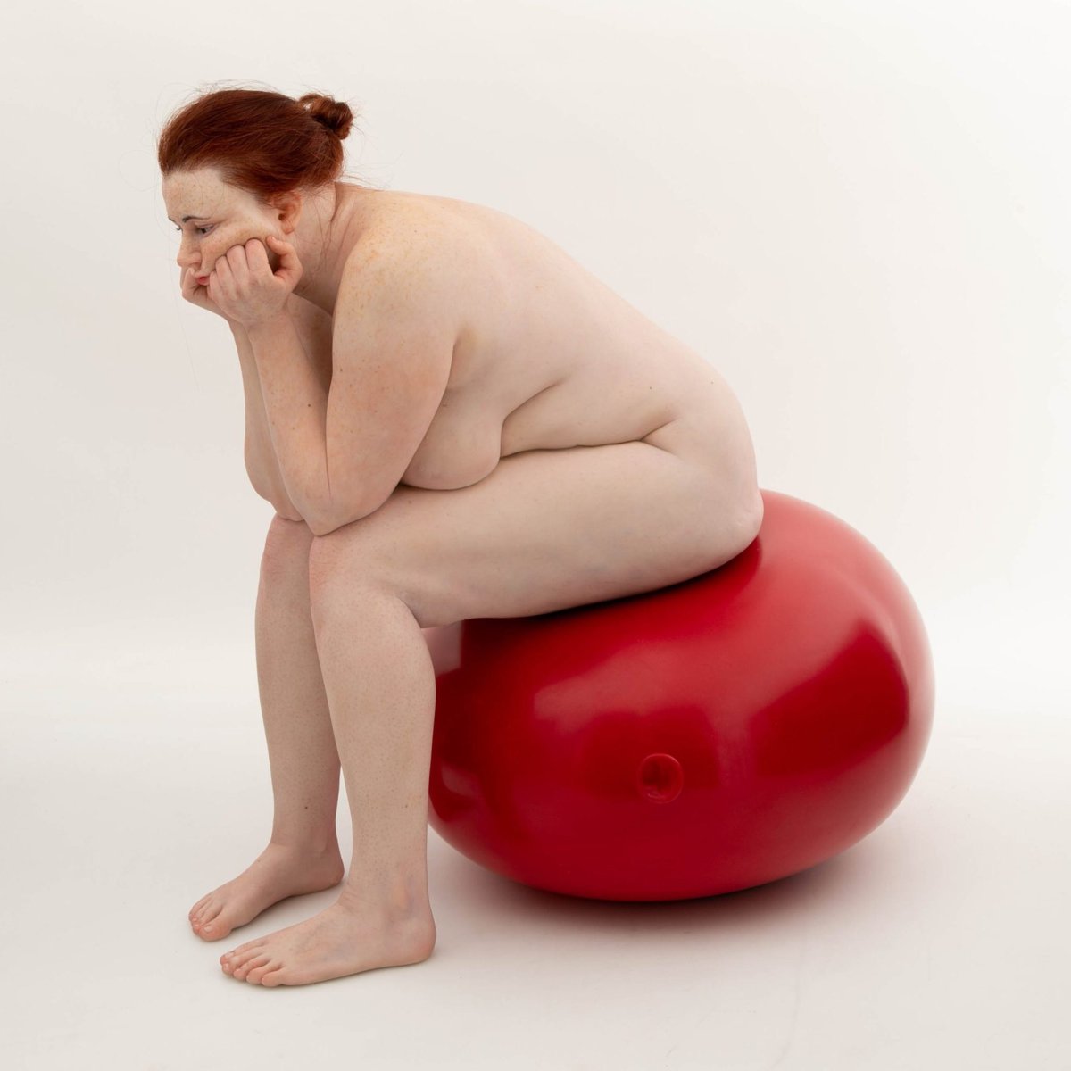 Woman on a balloon - Paul Trefry