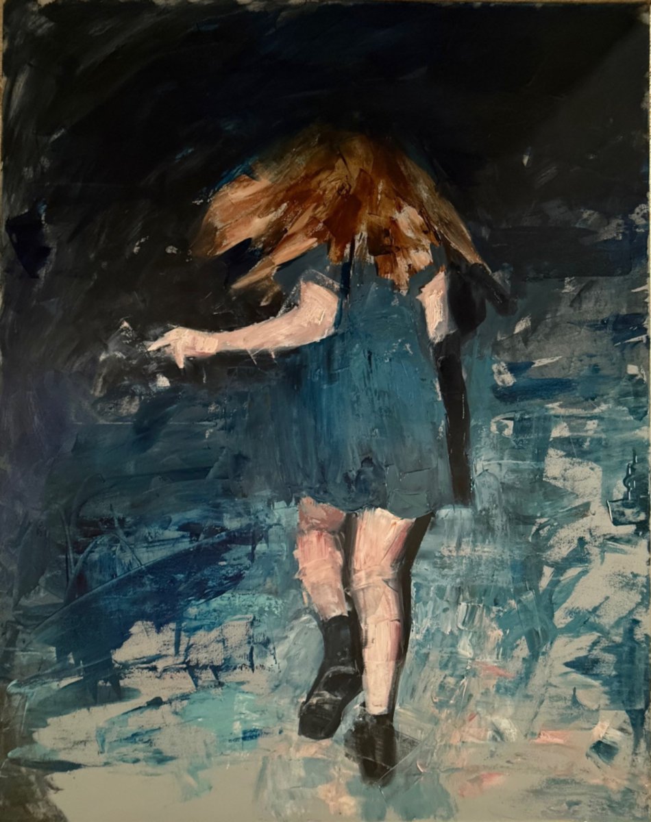 BLUE DRESS - Mark Tennant