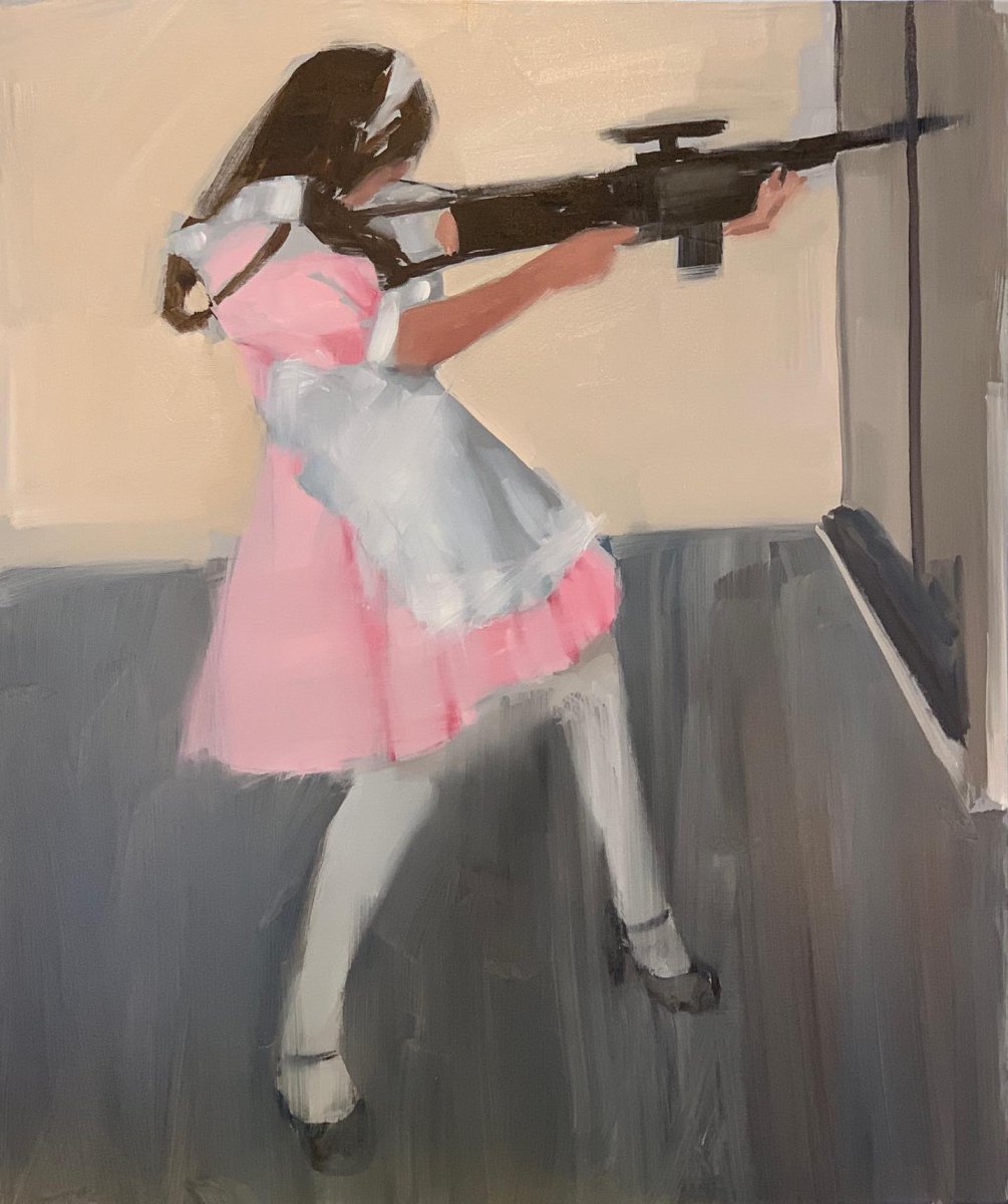 MACHINE GUN GIRL - Mark Tennant
