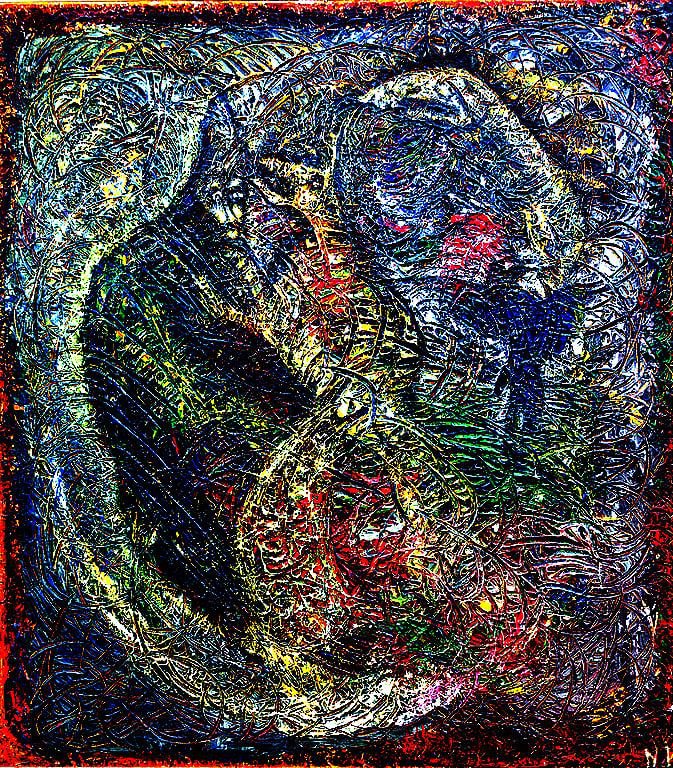 Nina Kossman - Birth of the Snake in the Garden of Eden